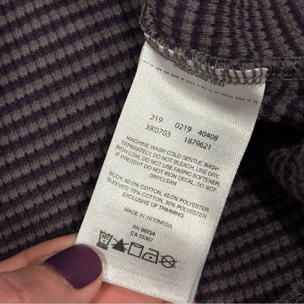 Columbia Womens Thermal Waffle Knit Long Sleeve pullover Shirt Size XL - Picture 6 of 11